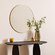 ATMOSPHERA - Miroir rond Alice métal D70cm - vignette