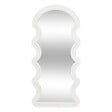 ATMOSPHERA - Miroir vague "Emily" blanc 114x54cm - vignette