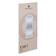 ATMOSPHERA - Miroir vague "Emily" blanc 114x54cm - vignette