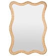 ATMOSPHERA - Miroir mural Maggie beige 100x70cm - vignette