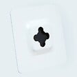 ATMOSPHERA - Miroir rond "Alice" D38cm noir - vignette