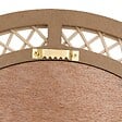 ATMOSPHERA - Miroir arche "Anahi" rotin marron 87x47cm - vignette