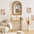 ATMOSPHERA - Miroir Lucas arche 71x106cm brun - vignette