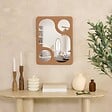 ATMOSPHERA - Miroir Austin 37,5x50cm rose - vignette