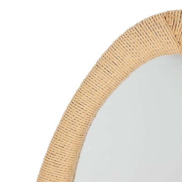 ATMOSPHERA - Miroir corde organique Laia beige H114cm - large