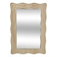 ATMOSPHERA - Miroir Charlie vague 55x79cm beige - vignette