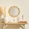 ATMOSPHERA - Miroir Charlie D55cm beige - vignette