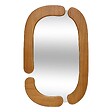 ATMOSPHERA - Miroir Antoine 74,5x114,5cm en bois - vignette