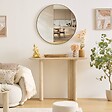 ATMOSPHERA - Miroir Alice D76cm gris - vignette