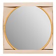 ATMOSPHERA - Miroir "Kim" marron D75cm - vignette