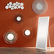 ATMOSPHERA - Miroir sur pied "Maya" blanc 62x172cm - vignette