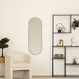 ATMOSPHERA - Miroir "Selena" en métal H112cm noir - vignette