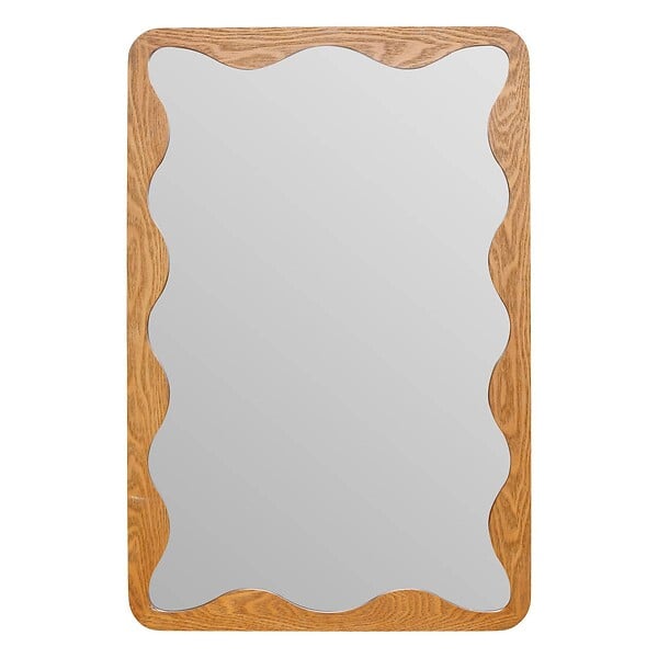 ATMOSPHERA - Miroir mural Tinny marron 91x61cm - large