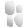 ATMOSPHERA - Miroir mural Roman argent 40x30cm - vignette