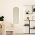 ATMOSPHERA - Miroir "Selena" en métal H112cm doré - vignette
