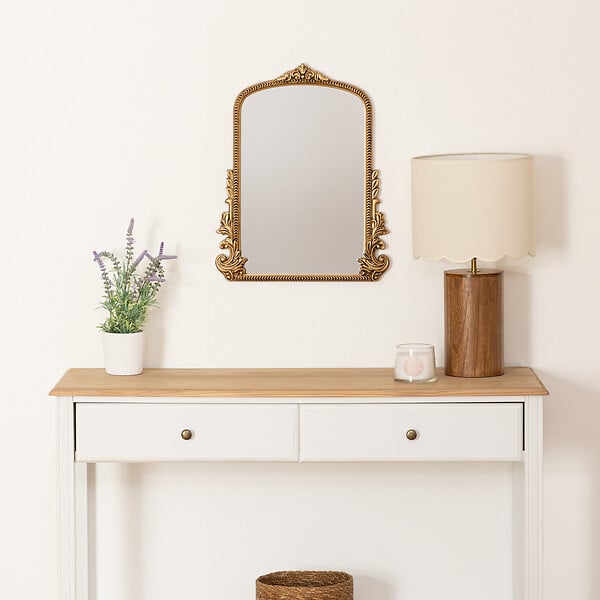 ATMOSPHERA - Miroir moulure "Victoria" 51x41cm Doré - large