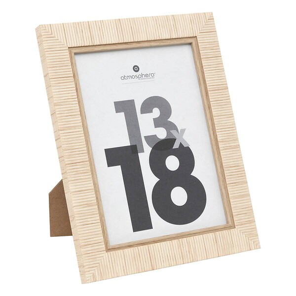 ATMOSPHERA - Cadre photo Théa beige 13x18cm - large