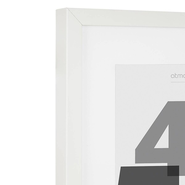 ATMOSPHERA - Cadre photo bois "Eva" blanc 40x50cm - large