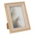 ATMOSPHERA - Cadre photo Zera tissu beige 10x15cm - vignette