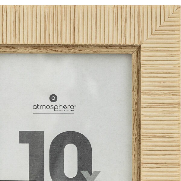 ATMOSPHERA - Cadre photo Théa beige 10x15cm - large