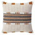 ATMOSPHERA - Coussin "Jangwa" jacquard lin 40x40cm - vignette