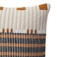 ATMOSPHERA - Coussin "Jangwa" jacquard lin 40x40cm - vignette