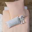 ATMOSPHERA - Coussin rectangulaire "Lili" en gaze de coton 50x30cm blanc - vignette