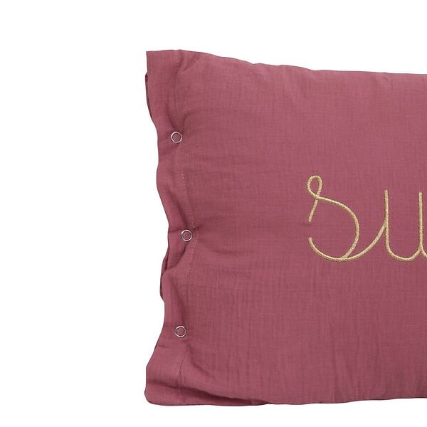 ATMOSPHERA - Coussin Lili rose antique 50x30cm - large