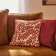 ATMOSPHERA - Housse de coussin Sienna 40x40cm terracotta - vignette