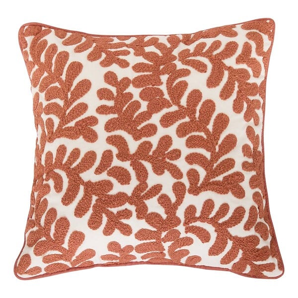ATMOSPHERA - Housse de coussin Sienna 40x40cm terracotta - large