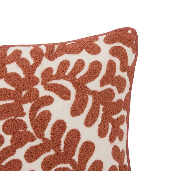 ATMOSPHERA - Housse de coussin Sienna 40x40cm terracotta - large