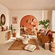 ATMOSPHERA - Housse de coussin Sienna 40x40cm terracotta - vignette