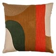 ATMOSPHERA - Coussin Hary marron caramel 45x45cm - vignette