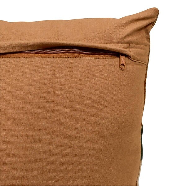 ATMOSPHERA - Coussin Hary marron caramel 45x45cm - large