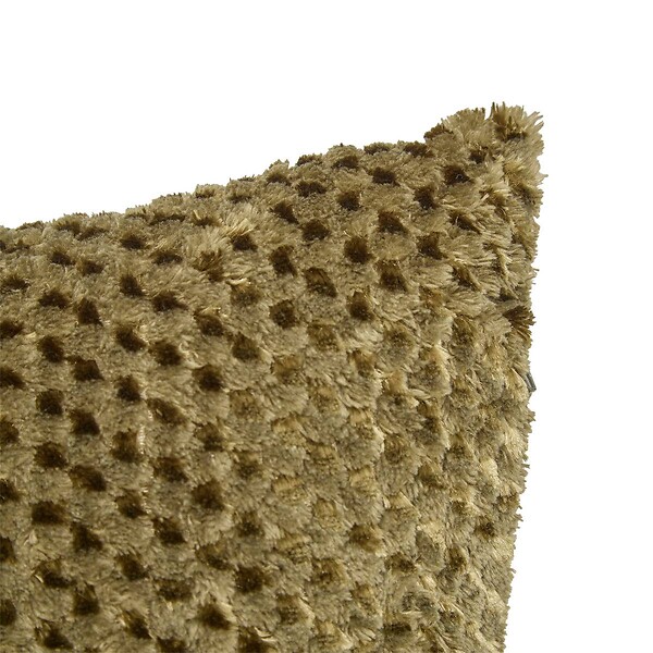 ATMOSPHERA - Coussin Lyno vert Kaki 40x40cm - large