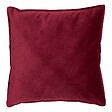 ATMOSPHERA - Coussin Lilou rouge grenat 55x55cm - vignette