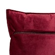 ATMOSPHERA - Coussin Lilou rouge grenat 55x55cm - vignette