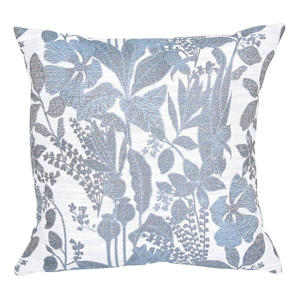 ATMOSPHERA - Coussin Samara 40x40cm bleu orage - large