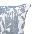 ATMOSPHERA - Coussin Samara 40x40cm bleu orage - vignette