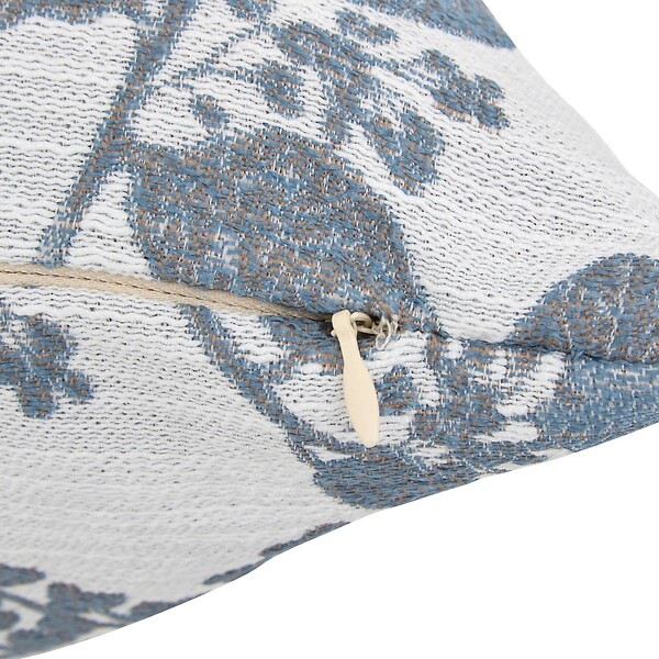 ATMOSPHERA - Coussin Samara 40x40cm bleu orage - large