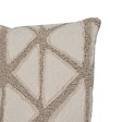ATMOSPHERA - Coussin Dune 40x40cm jacquard beige - vignette