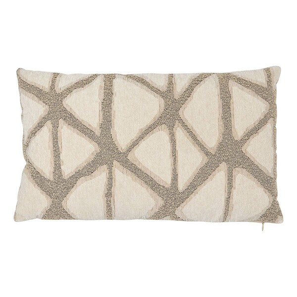 ATMOSPHERA - Coussin Dune 30x50cm jacquard beige - large