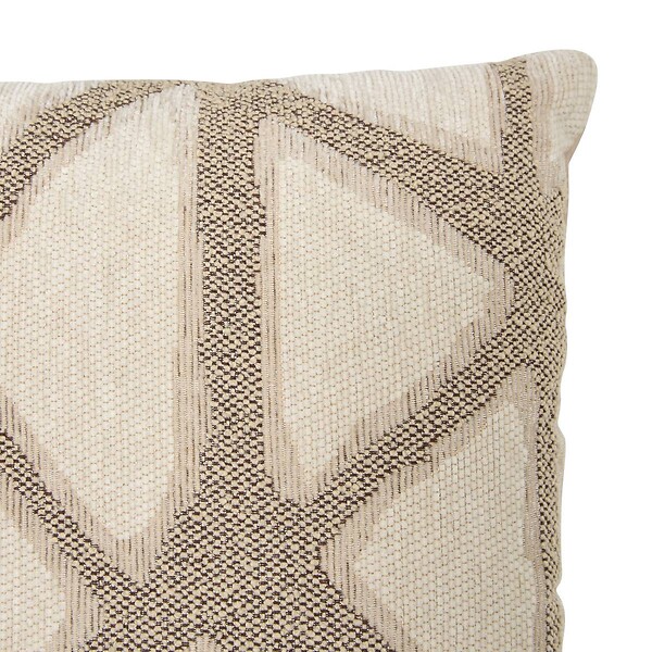 ATMOSPHERA - Coussin Dune 30x50cm jacquard beige - large