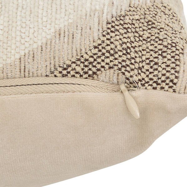 ATMOSPHERA - Coussin Dune 30x50cm jacquard beige - large