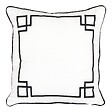 ATMOSPHERA - Coussin The palm resort 40x40cm blanc - vignette