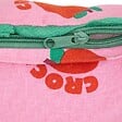 ATMOSPHERA - Coussin Cha Cha Pop 40x40 cm Rose Imprimé Pomme - vignette
