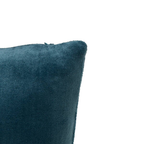 ATMOSPHERA - Coussin Ollis bleu egéen 38x38cm - large