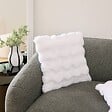 ATMOSPHERA - Coussin Zephy blanc 45x45cm - vignette