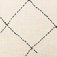 ATMOSPHERA - Housse de coussin "Atelier" en coton 40x40cm beige - vignette