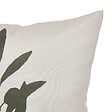 ATMOSPHERA - Housse de coussin d'extérieur Tileo 40x40cm motif feuille beige et vert - vignette
